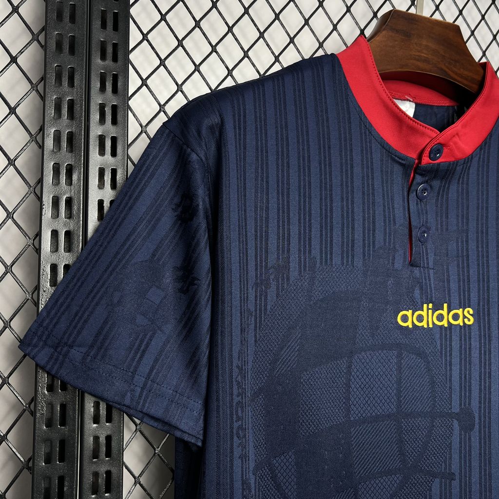 Retro Spain 1996 Away Jersey - UnitedFutballJersey