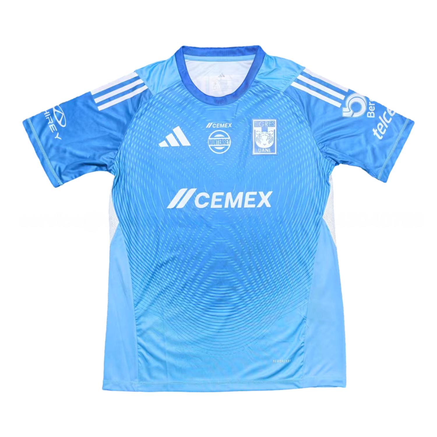 Tigres UANL 25-26 Blue Goalkeeper Jersey - Fans Version - UnitedFutballJersey