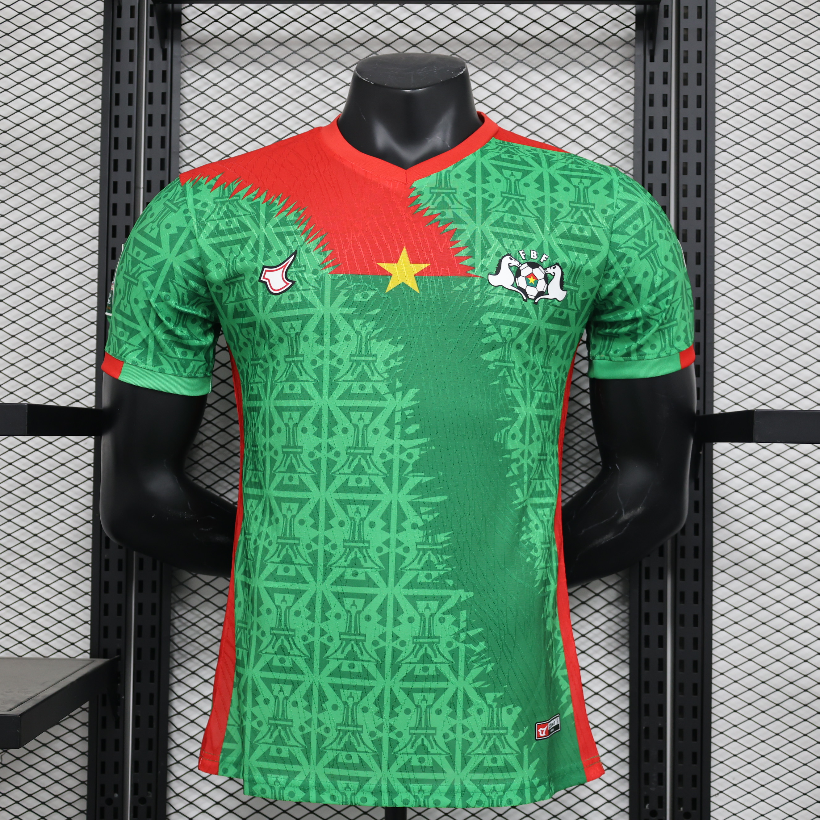 Burkina Faso 23-24 Home Stadium Jersey - Player Version - UnitedFutballJersey