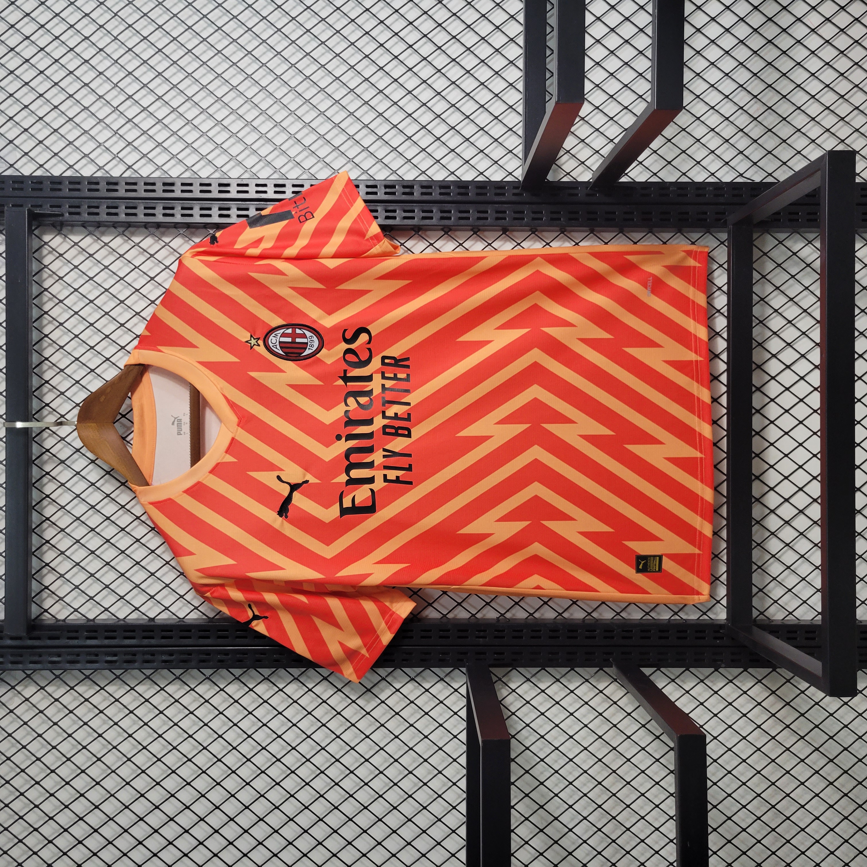 AC Milan 23-24 Orange Goalkeeper Jersey - Fans Version - UnitedFutballJersey