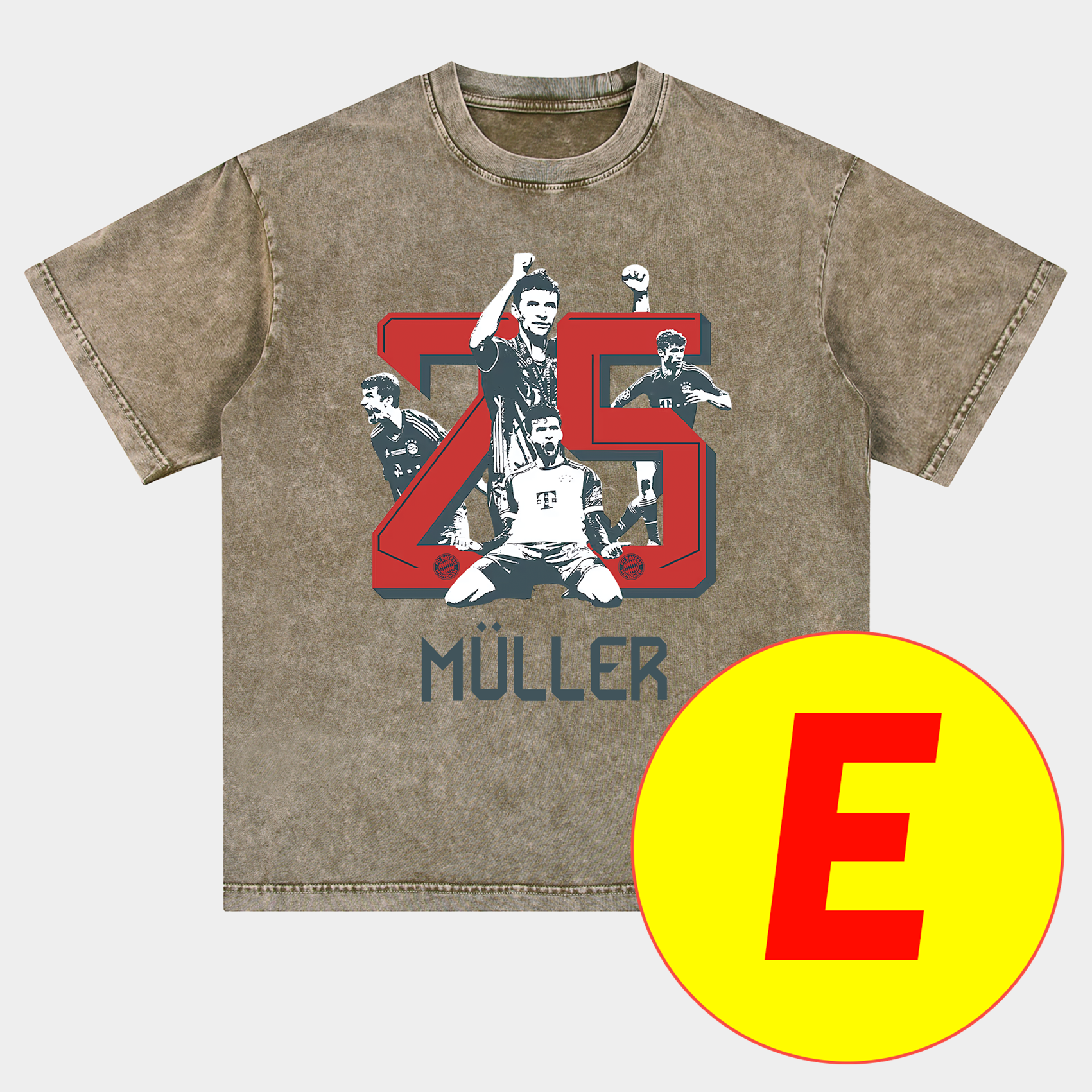 Bayern Munich Bundesliga Champions Deutscher Meister 2025 Oversized Washed T-Shirt - UnitedFutballJersey