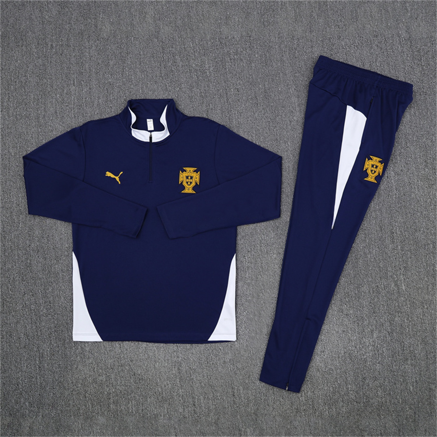 Portugal 25-26 Long Sleeve Training Set - Royal Blue - UnitedFutballJersey