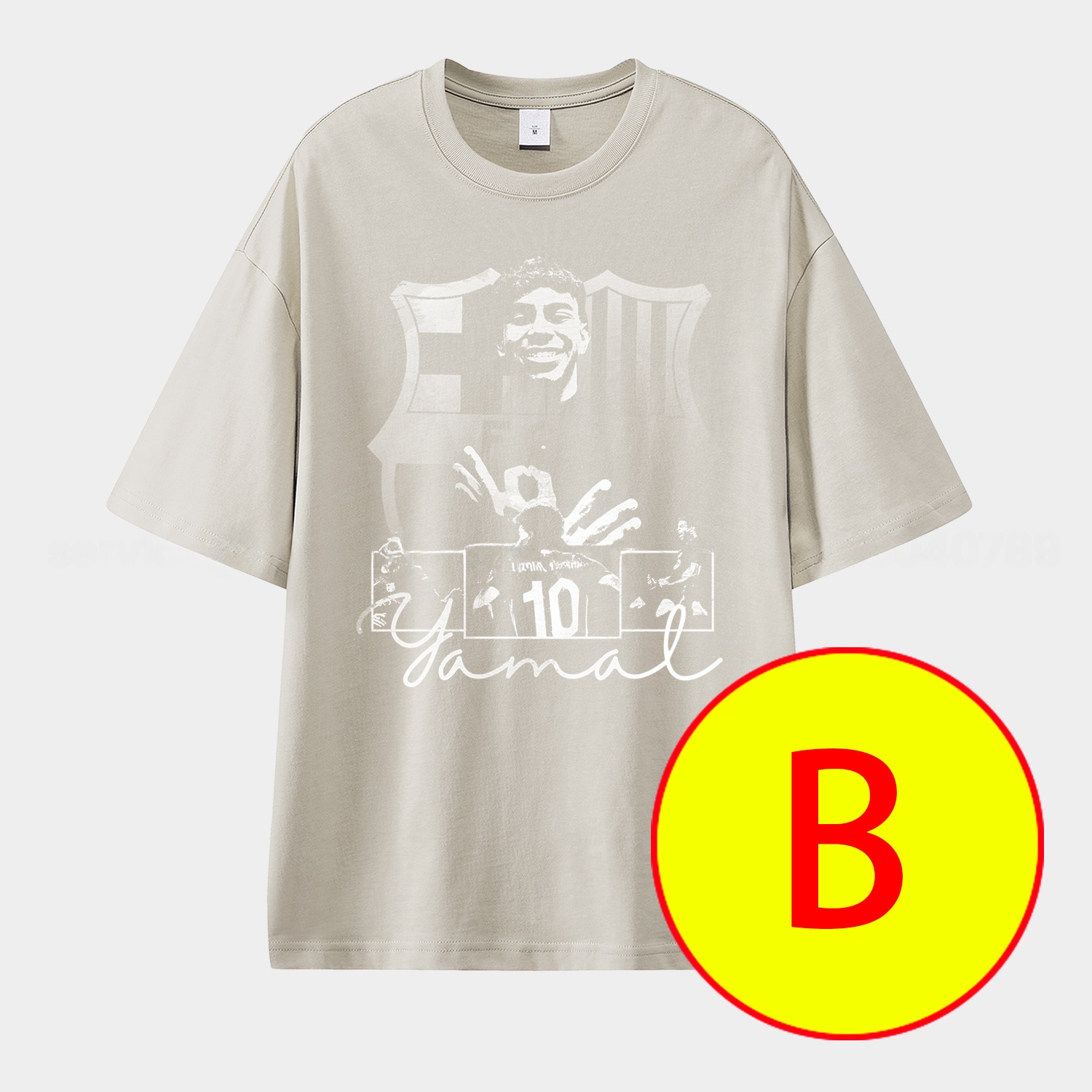 LAMINE YAMAL - Barcelona No. 10 Legend Continues 2025 Unisex Pure Cotton T-shirt - UnitedFutballJersey