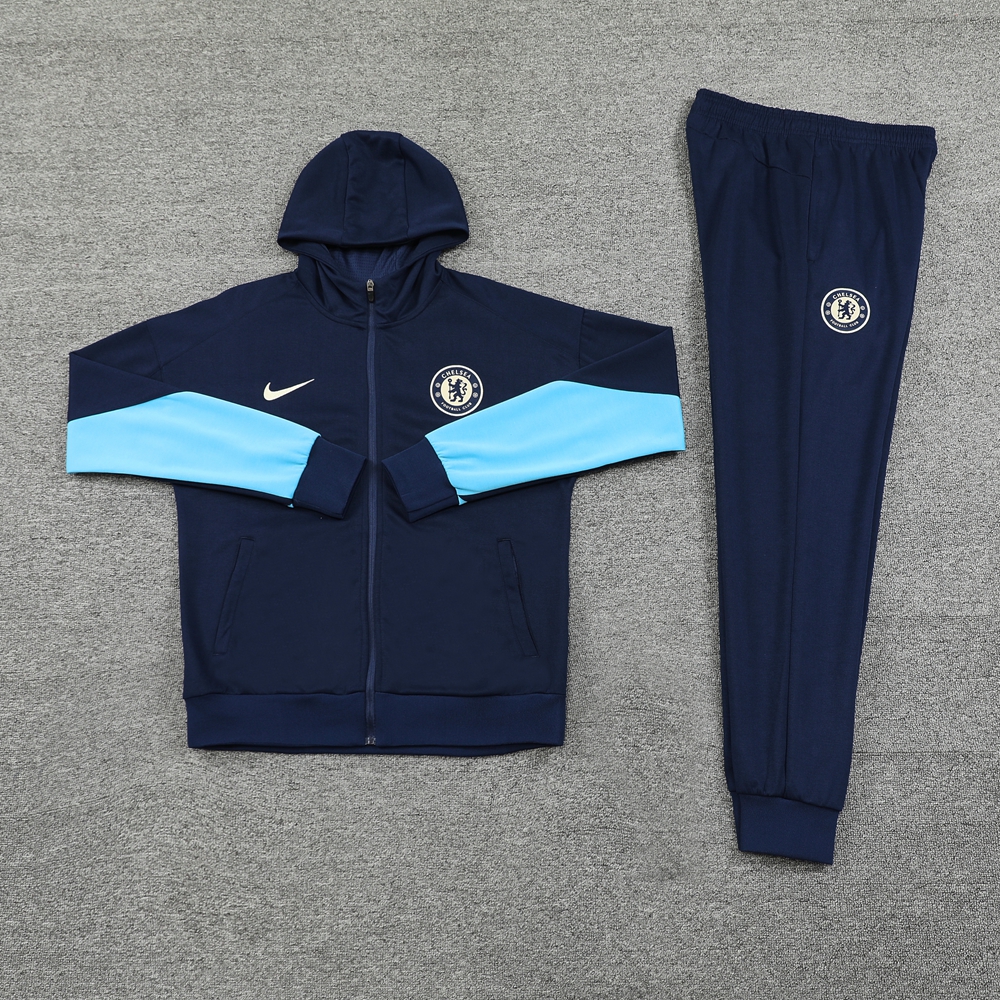 C.H.E.L.S.E.A 24-25 Jacket Training Tracksuit - Deep Blue - UnitedFutballJersey