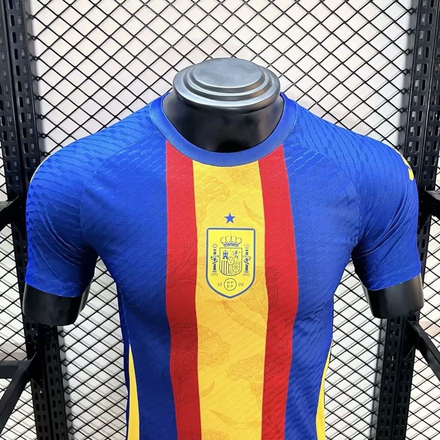 Spain 2024 Pre-Match Training Jersey - Player Version - UnitedFutballJersey