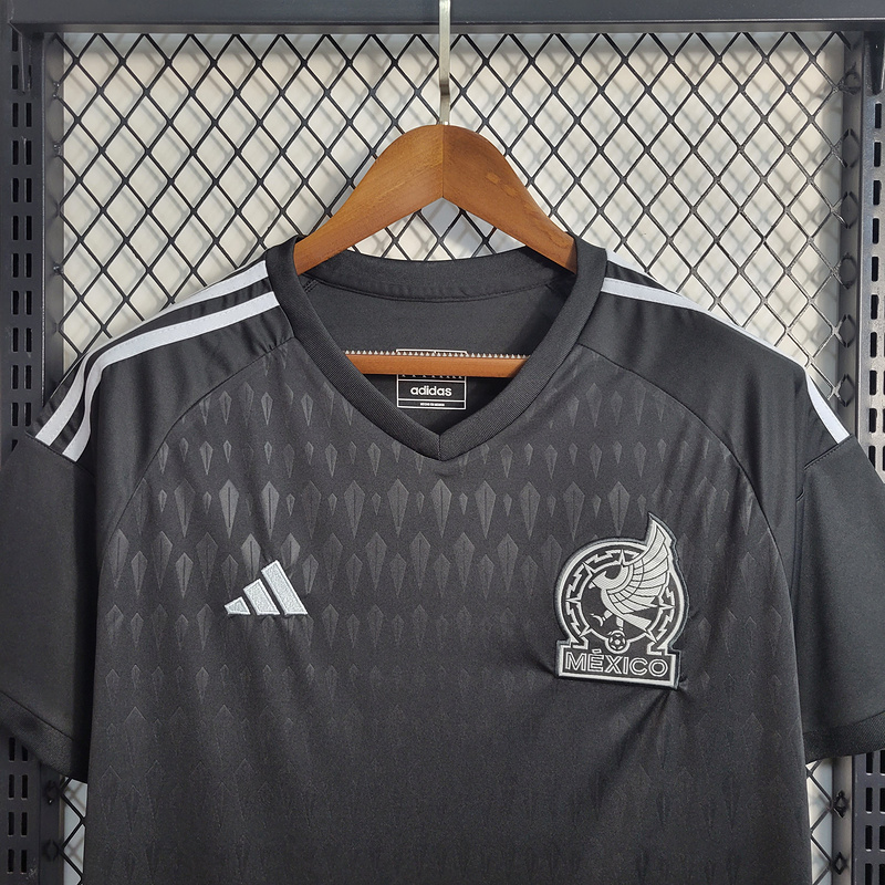 Mexico 2022 Black Goalkeeper Jersey - Fans Version - UnitedFutballJersey