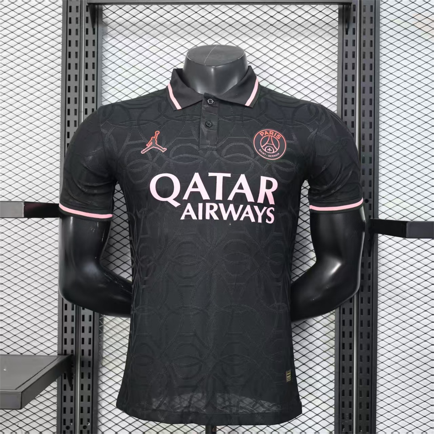 Paris Saint-Germain PSG 25-26 JD Black Special Jersey with Red Badge - Player Version - UnitedFutballJersey