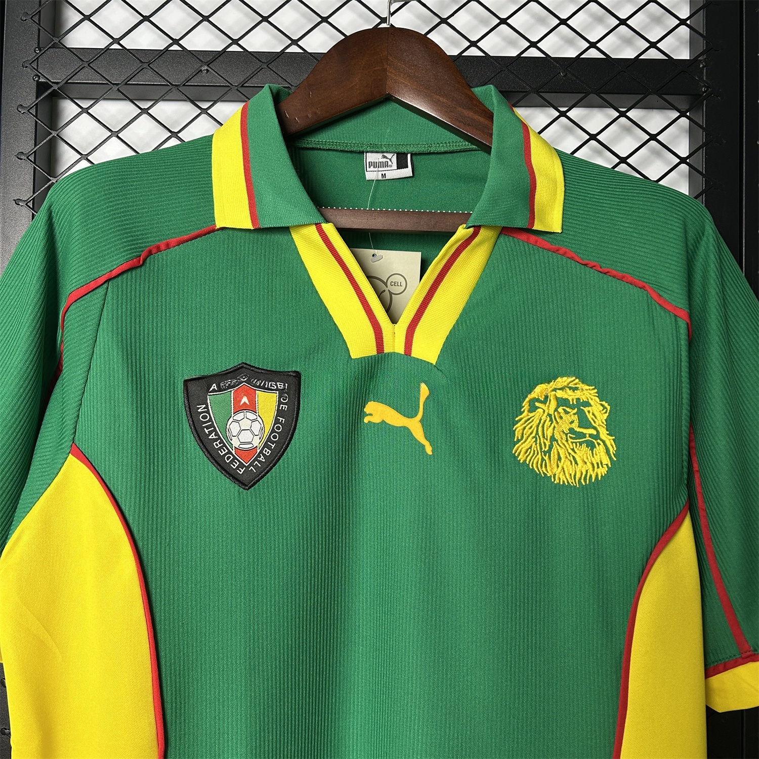 Retro Cameroon 1998 Home Jersey - UnitedFutballJersey