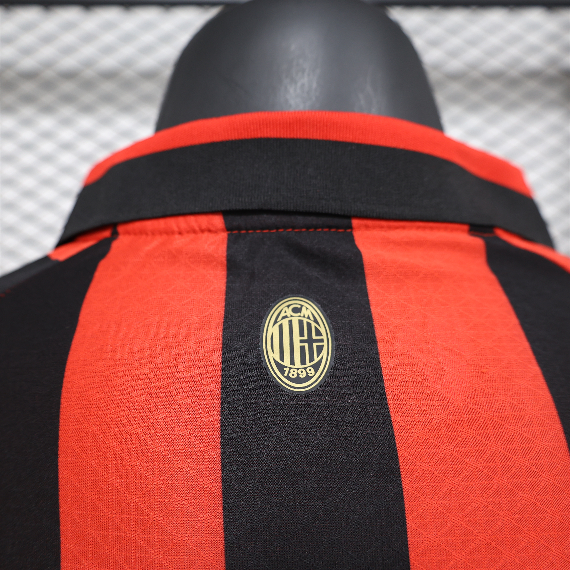 AC Milan 24-25 125th Anniversary Long Sleeves Red Jersey - Player Version - UnitedFutballJersey