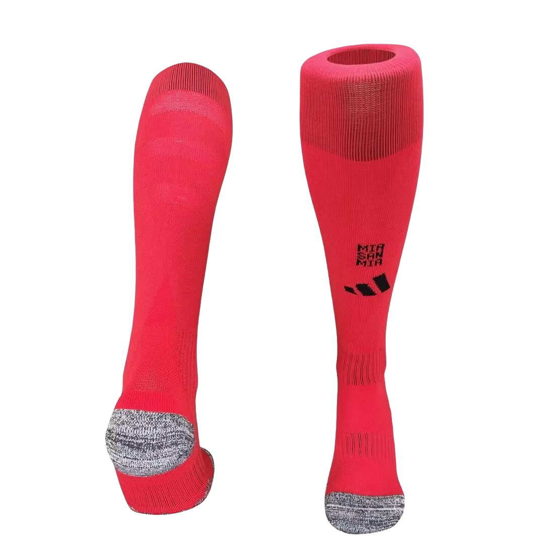 Bayern Munich 24-25 Home Socks - Red - UnitedFutballJersey