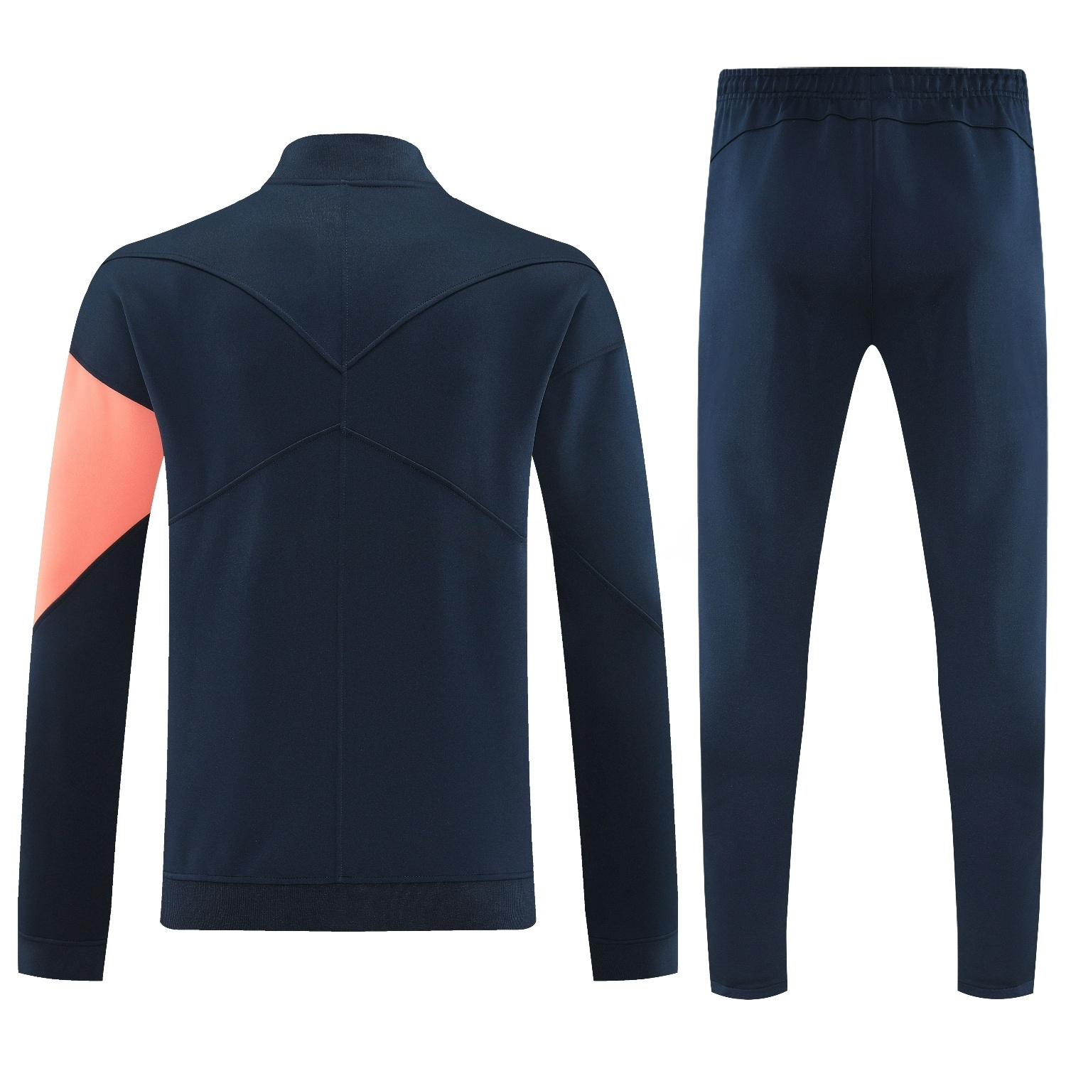 Barcelona 25-26 Jacket Training Tracksuit - Black Orange Jackets & Black Pants - UnitedFutballJersey