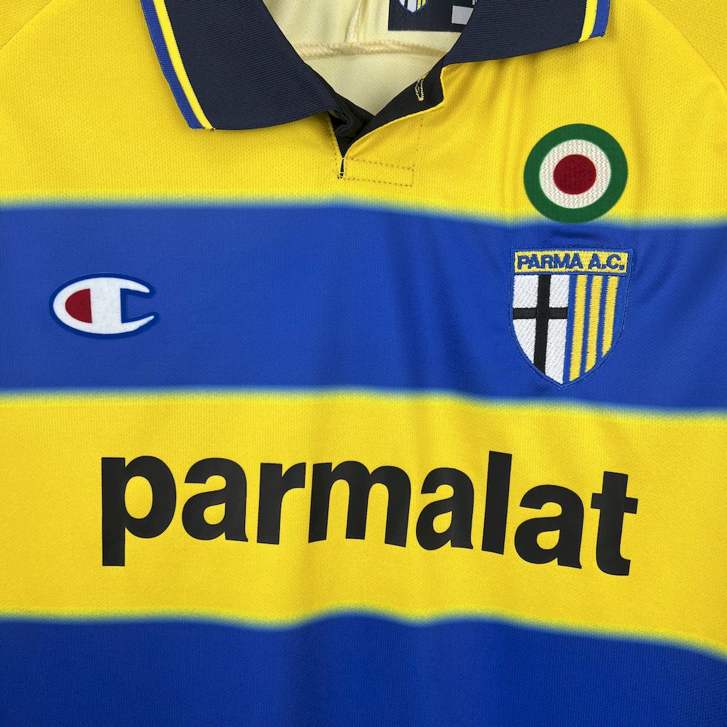 Retro Parma 1999-00 Home Jersey - Fans Version - UnitedFutballJersey