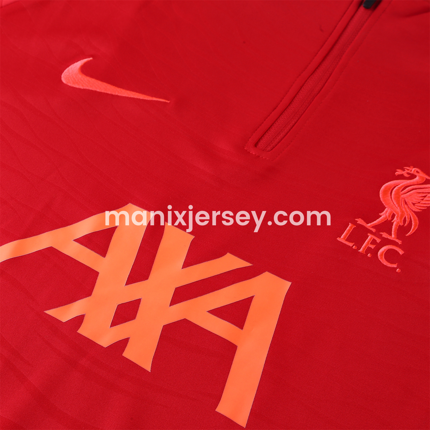 Liver.pool 24-25 Long Sleeve Training Set - Red Top and Pants - UnitedFutballJersey