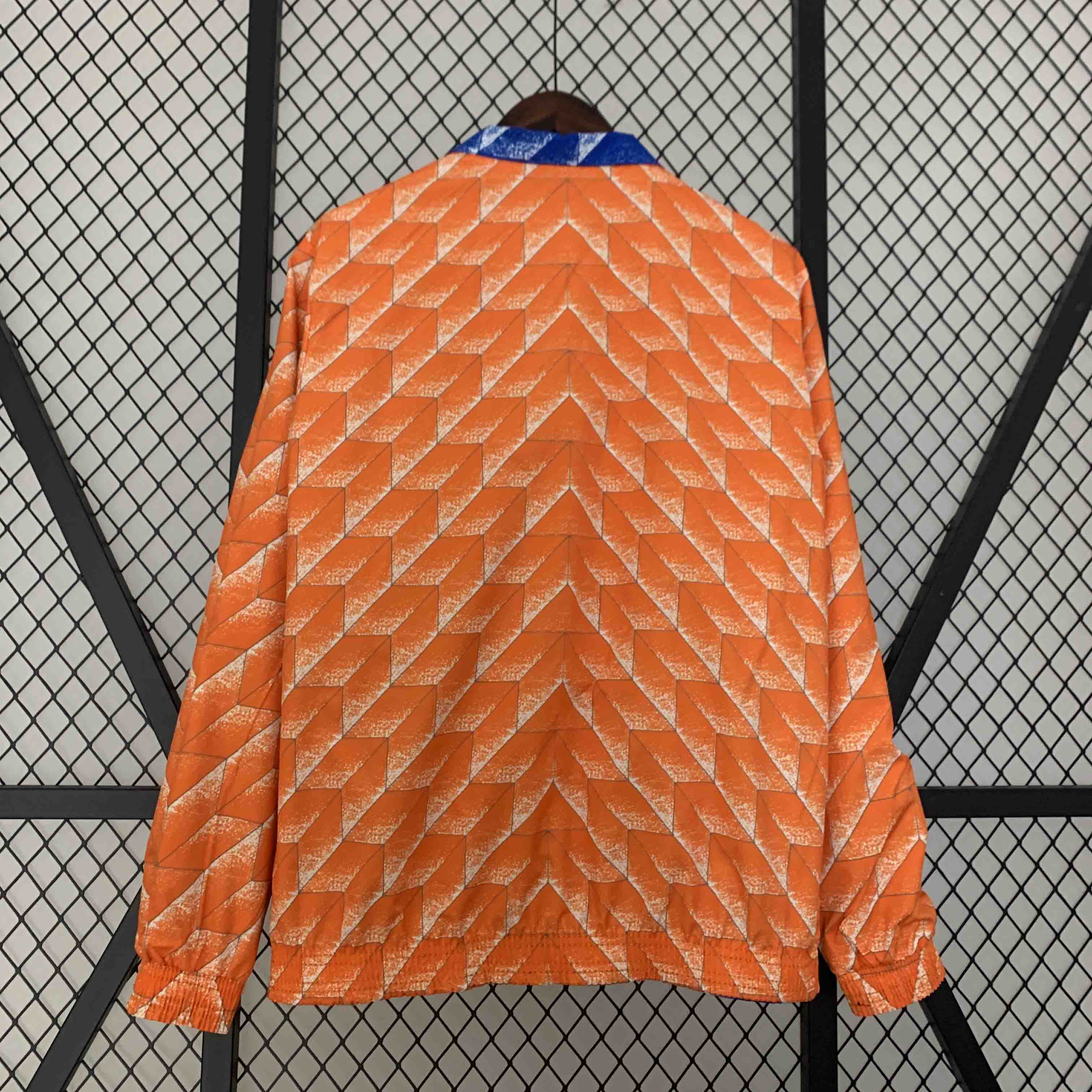 Netherlands 23-24 Double Sided Windbreaker - Orange & Blue - UnitedFutballJersey