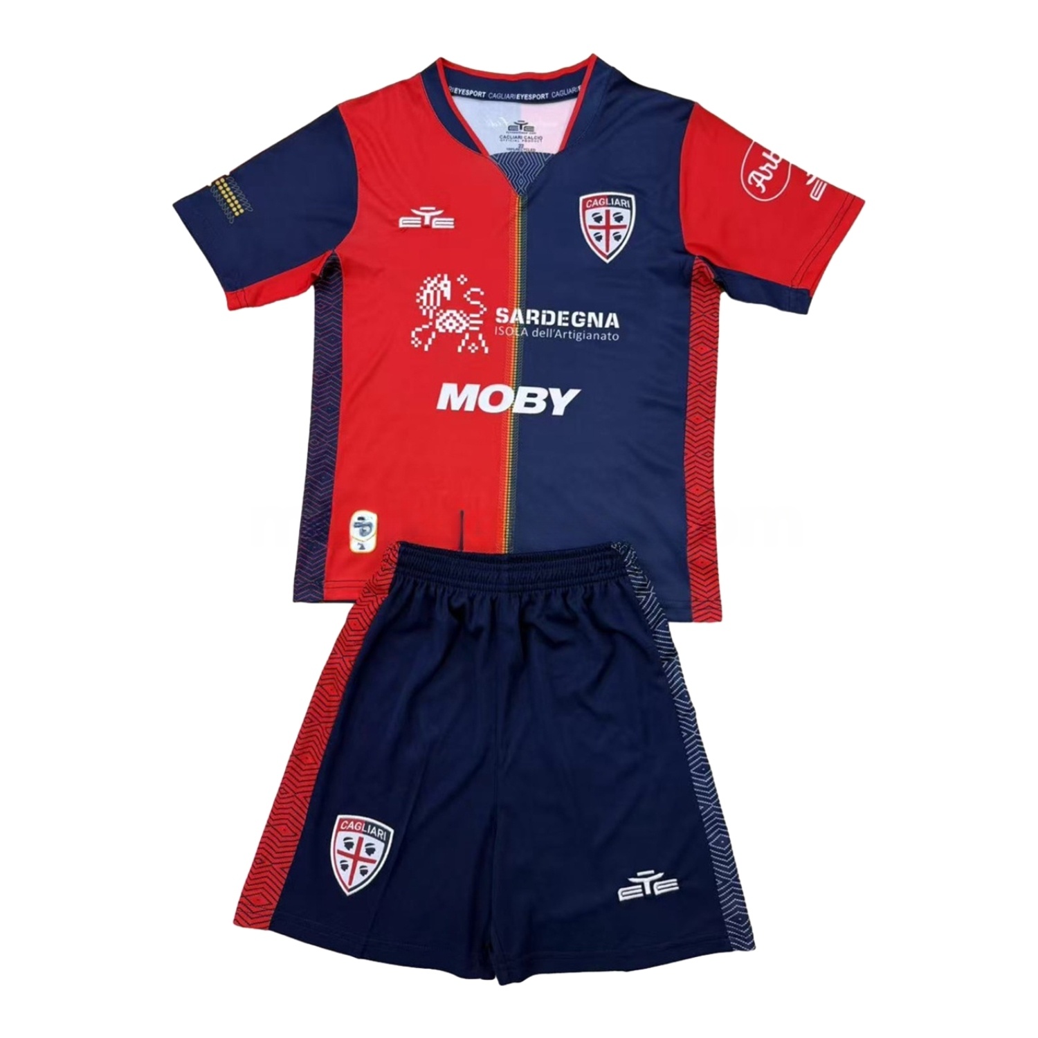 Cagliari Calcio 24-25 Home Men's Adult Jersey Set - Fans Version - UnitedFutballJersey
