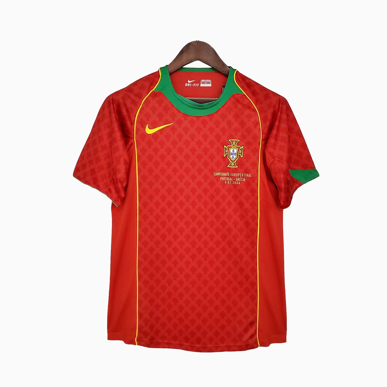 Retro Portugal 2004 Home Stadium Jersey - UnitedFutballJersey