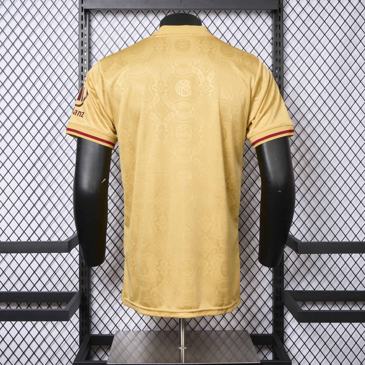 Bayern Munich 2025 Golden 125th Anniversary Jersey - Player Version - UnitedFutballJersey