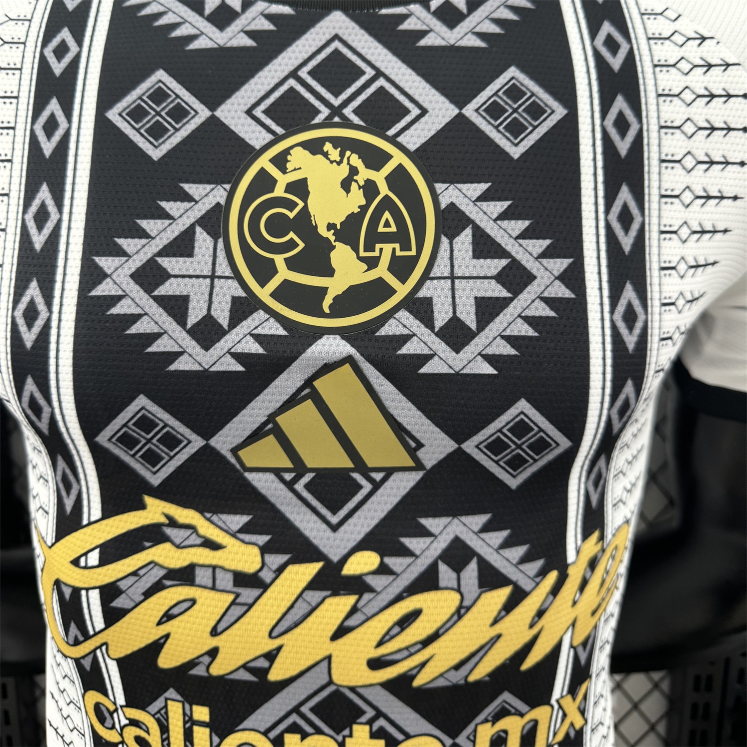 Club América 25-26 Black Totem Pattern White Special Jersey - Player Version - UnitedFutballJersey