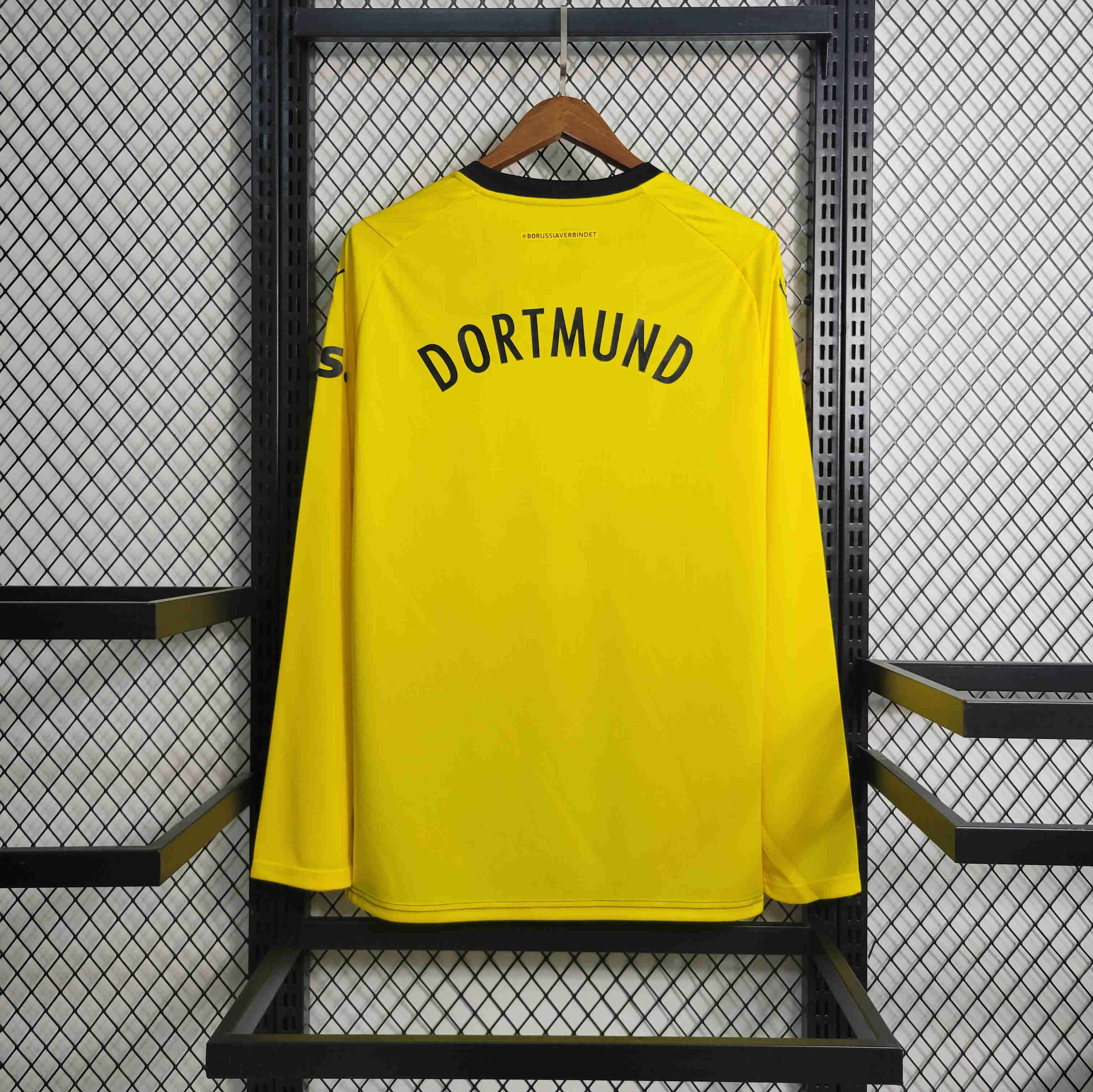 Dortmund 23/24 Home Home Long Sleeve Jersey - Fans Version - UnitedFutballJersey