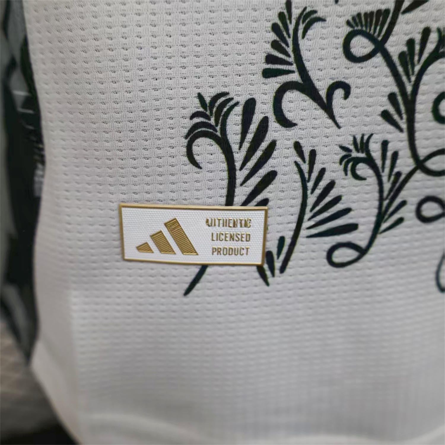 Algeria 25-26 Grey Plant White Special Jersey - Player Version - UnitedFutballJersey