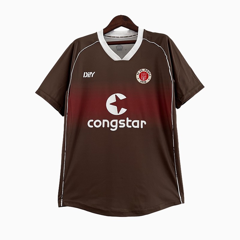 St. Pauli 23-24 Home Stadium Jersey - Fans Version - UnitedFutballJersey