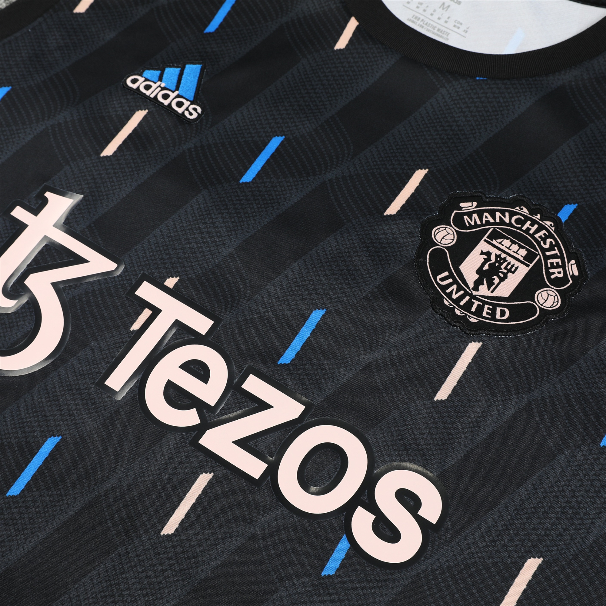 Manchester United 23-24 Vest Training Set Black Line - UnitedFutballJersey