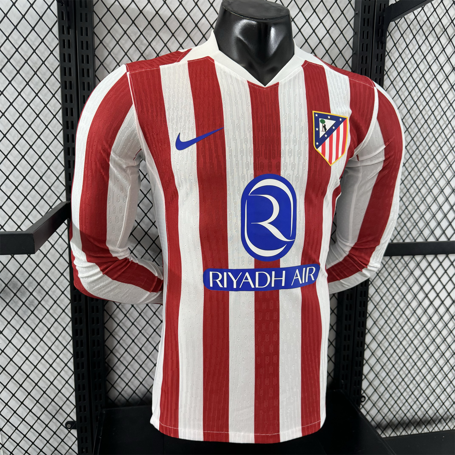 Atletico Madrid 25-26 Home Long Sleeves Jersey - Player Version - UnitedFutballJersey