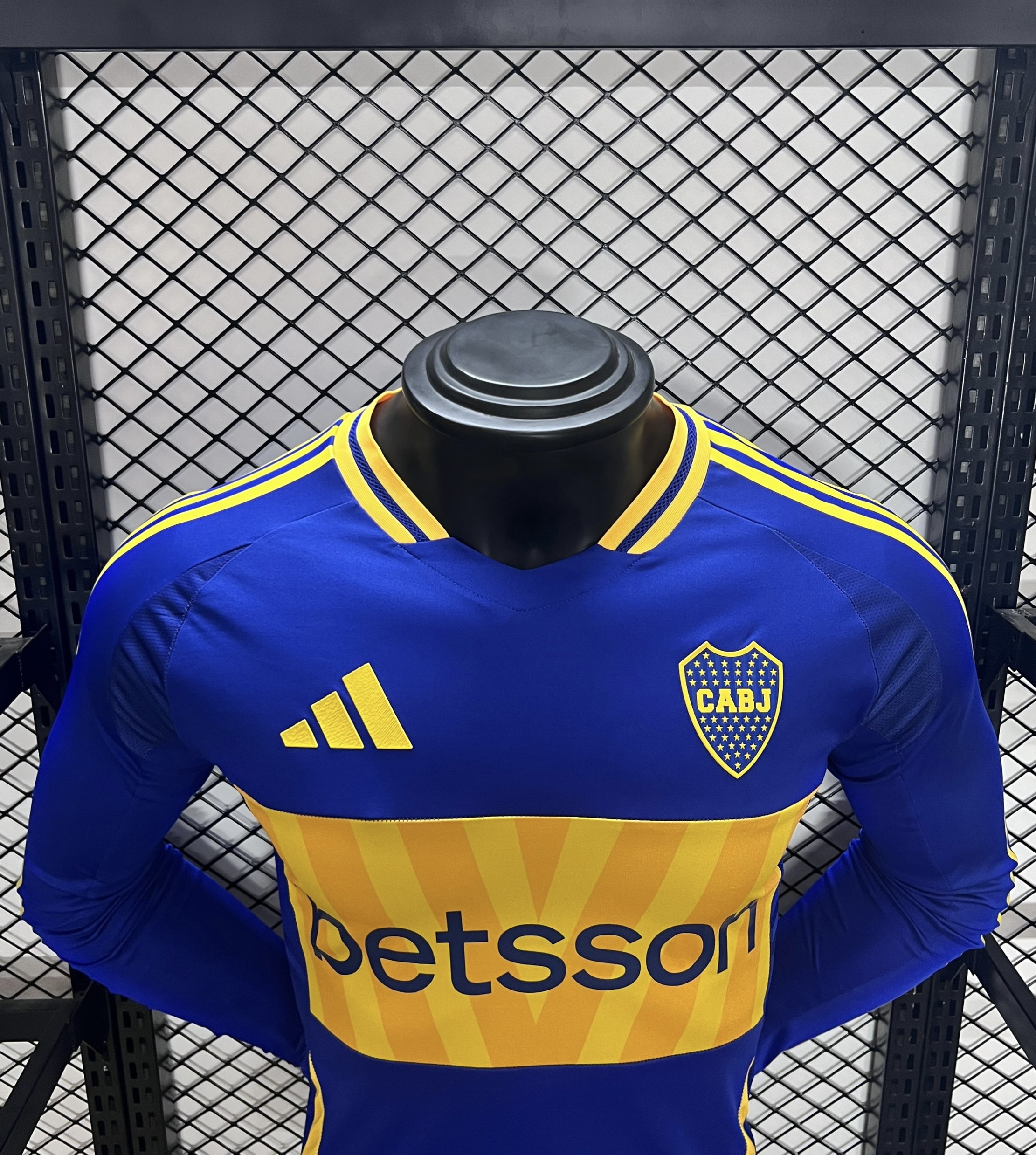 Boca Juniors 24-25 Home Long Sleeve Jersey - Player Version - UnitedFutballJersey