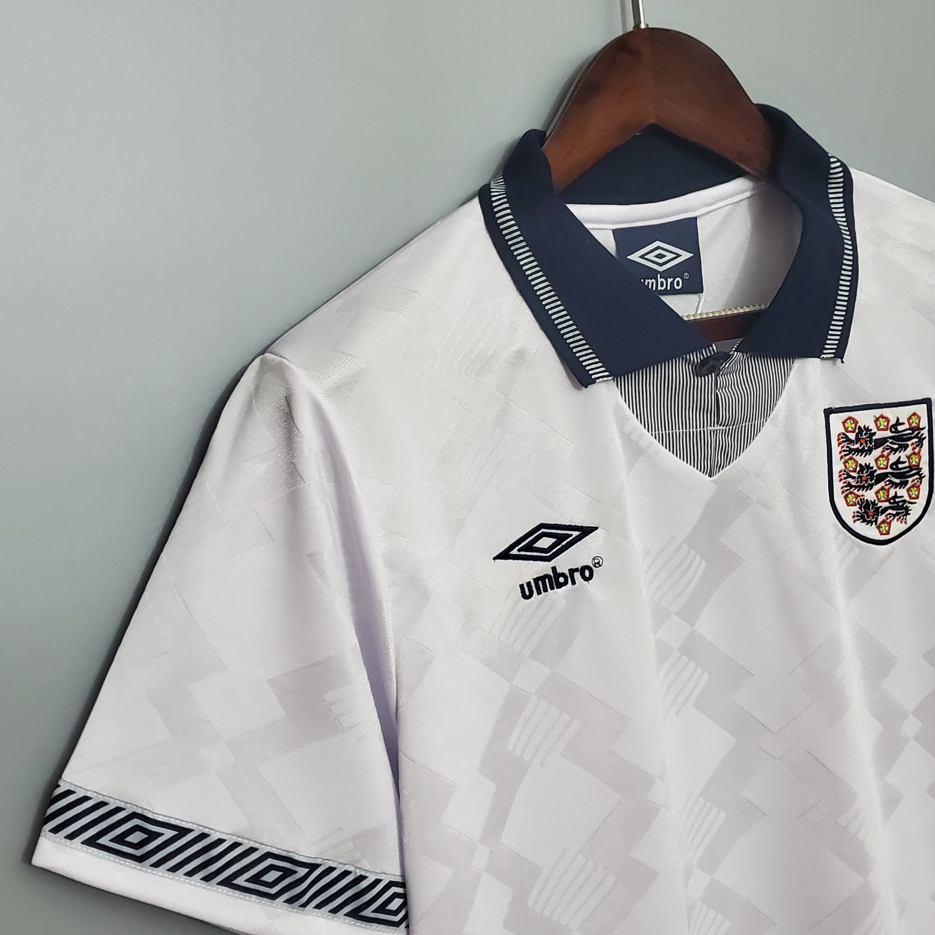 Retro England 1990 Home Stadium Jersey - UnitedFutballJersey