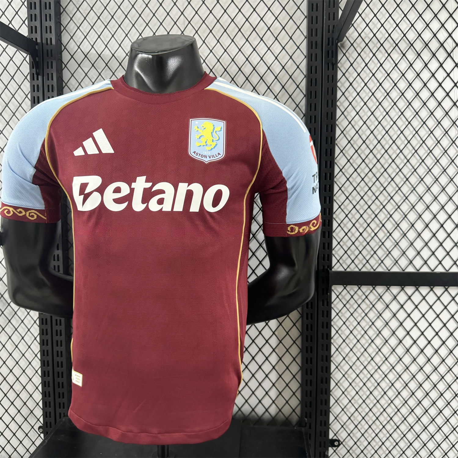 Aston Villa 25-26 Home Jersey - Player Version - UnitedFutballJersey