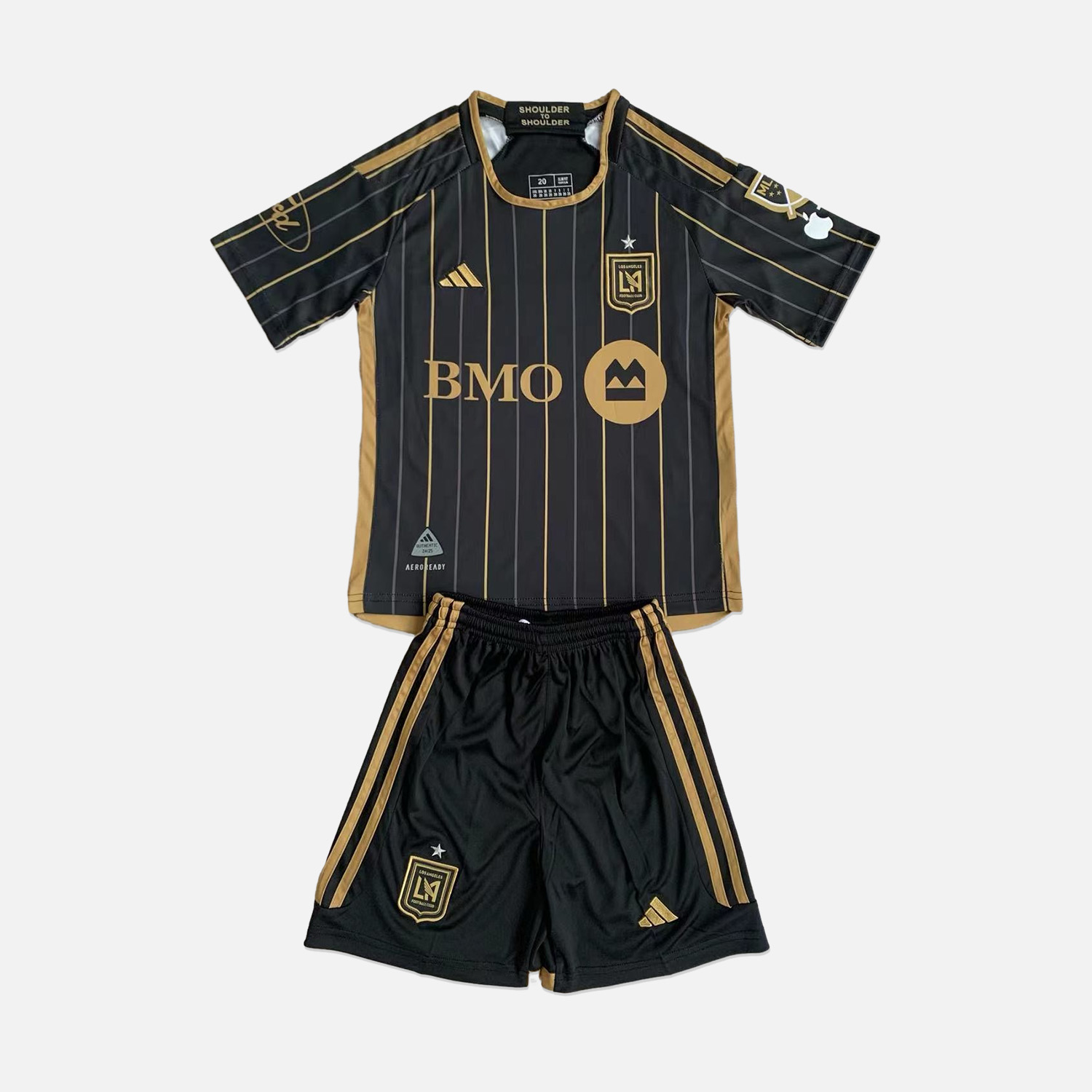 Los Angeles FC 2024 Home Men's Adult Jersey Set - Fans Version - UnitedFutballJersey