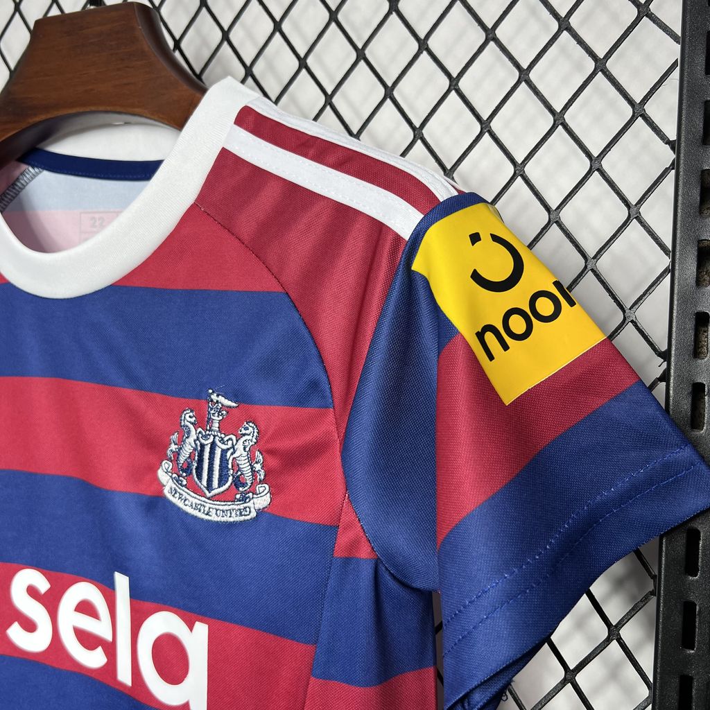 Newcastle United 24-25 Away Kids Kit - UnitedFutballJersey