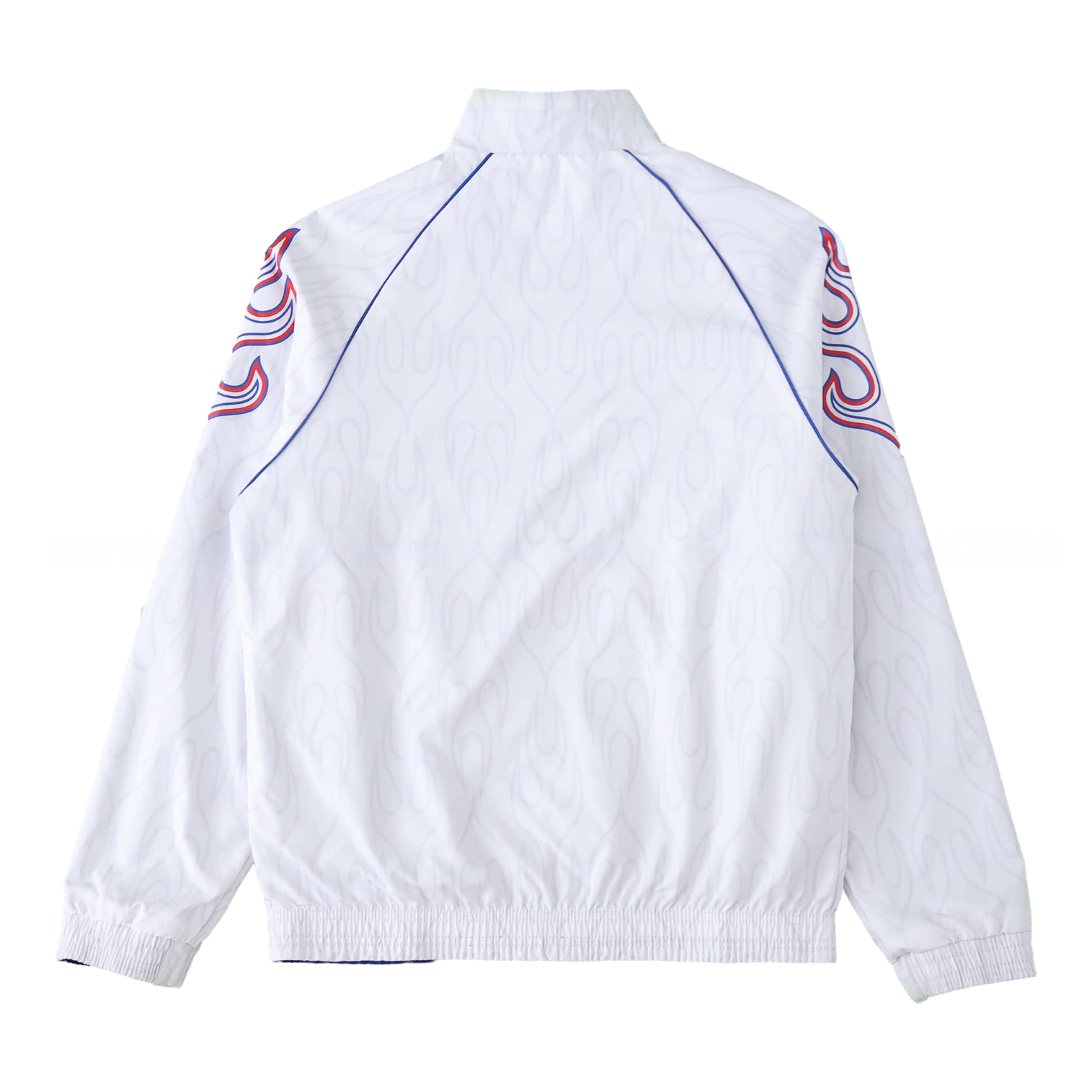 Retro Japan 1998 Throwback Double Sided Reversible Windbreaker - White & Blue - UnitedFutballJersey