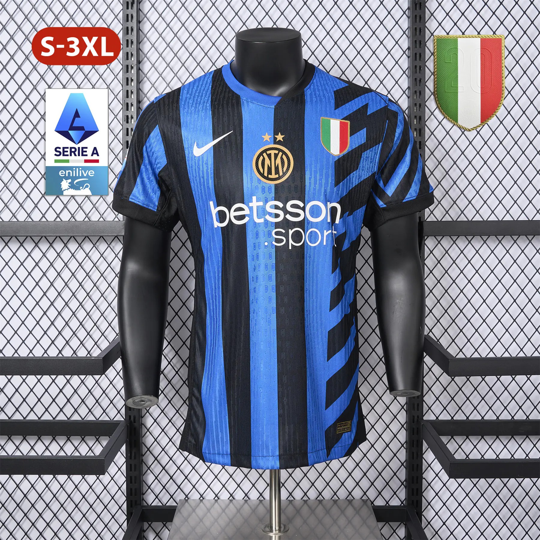 Inter Milan 24-25 Home Stadium Jersey - Player Version - UnitedFutballJersey