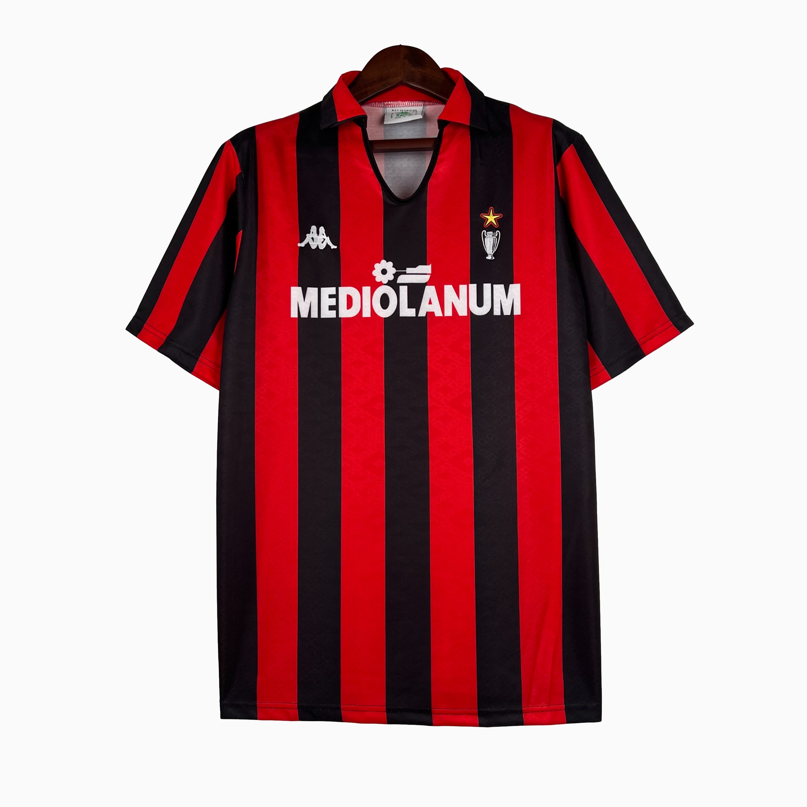 Retro AC Milan 1989-90 Home Stadium Jersey - UnitedFutballJersey