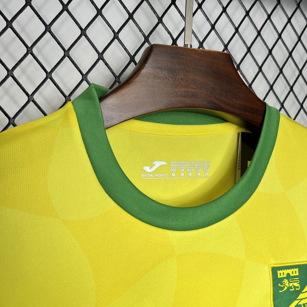 Norwich City 24-25 Home Stadium Jersey - Fans Version - UnitedFutballJersey