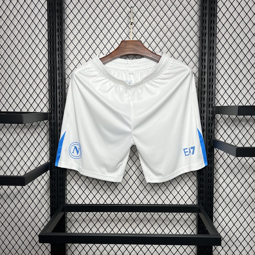 Napoli 24-25 Home Shorts - Fans Version - UnitedFutballJersey