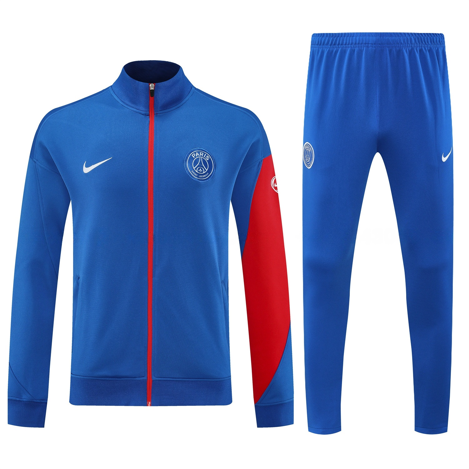 Paris Saint-Germain PSG 25-26 Jacket Training Tracksuit - Blue Jackets & Blue Pants - UnitedFutballJersey