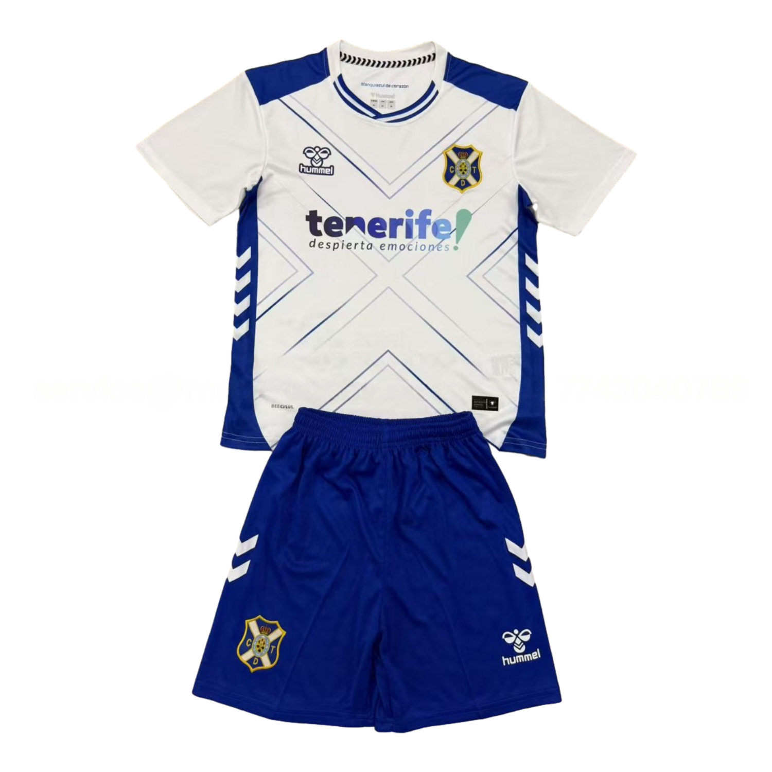 Tenerife 25-26 Home Men's Adult Jersey Set - Fans Version - UnitedFutballJersey
