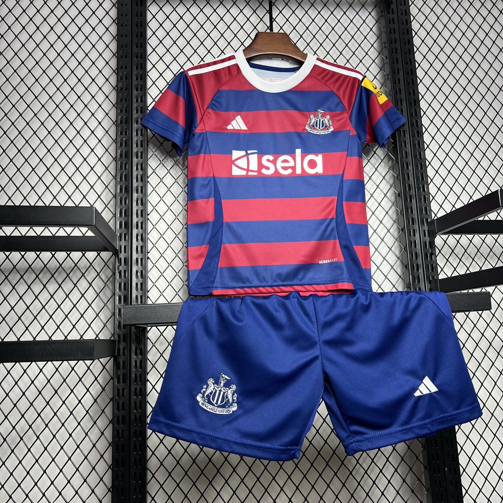 Newcastle United 24-25 Away Kids Kit - UnitedFutballJersey