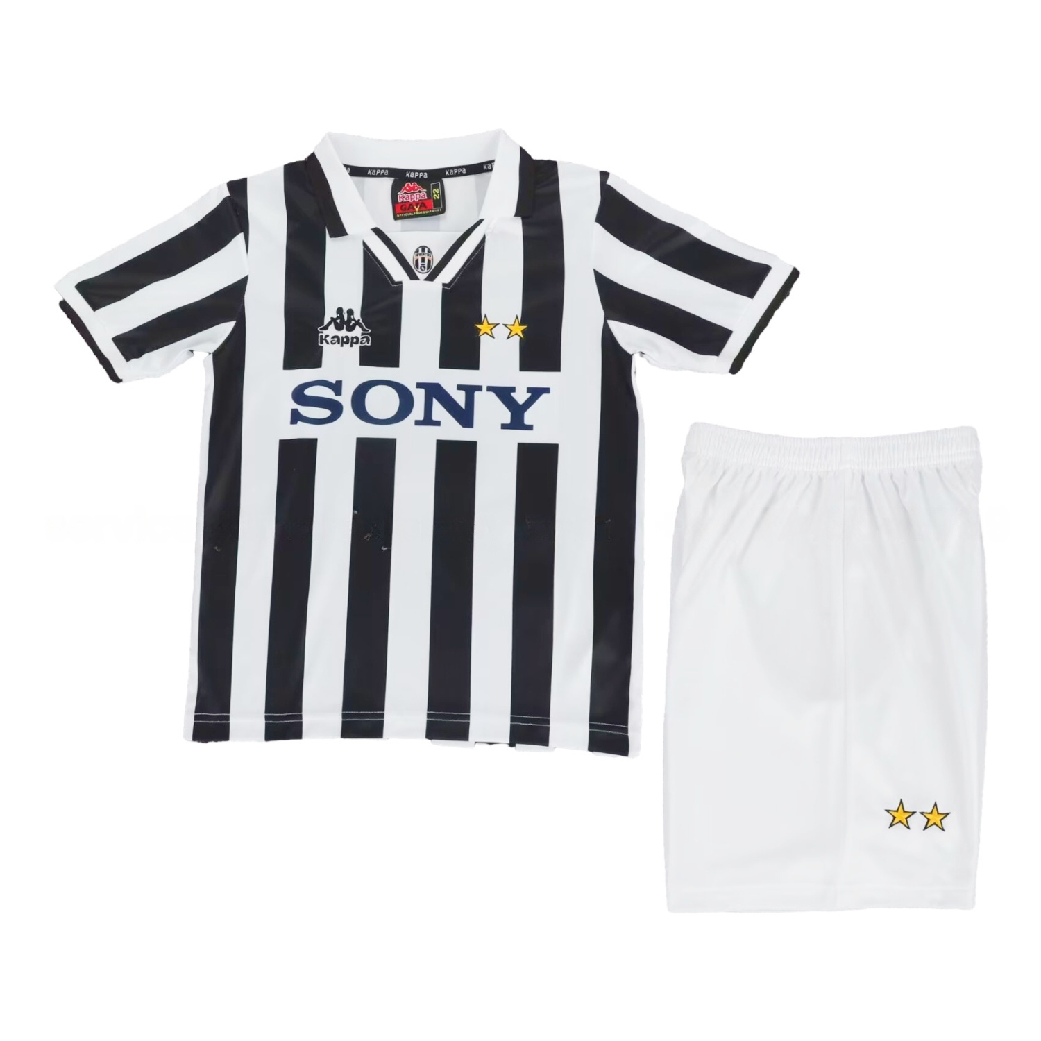 Retro Juventus 1995-97 Home Kids Kit - UnitedFutballJersey