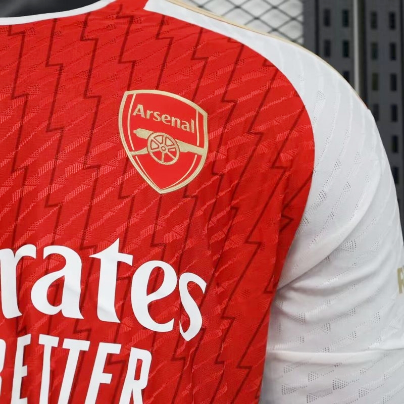 Arsenal 23-24 Home Long Sleeve Jersey - Player Version - UnitedFutballJersey