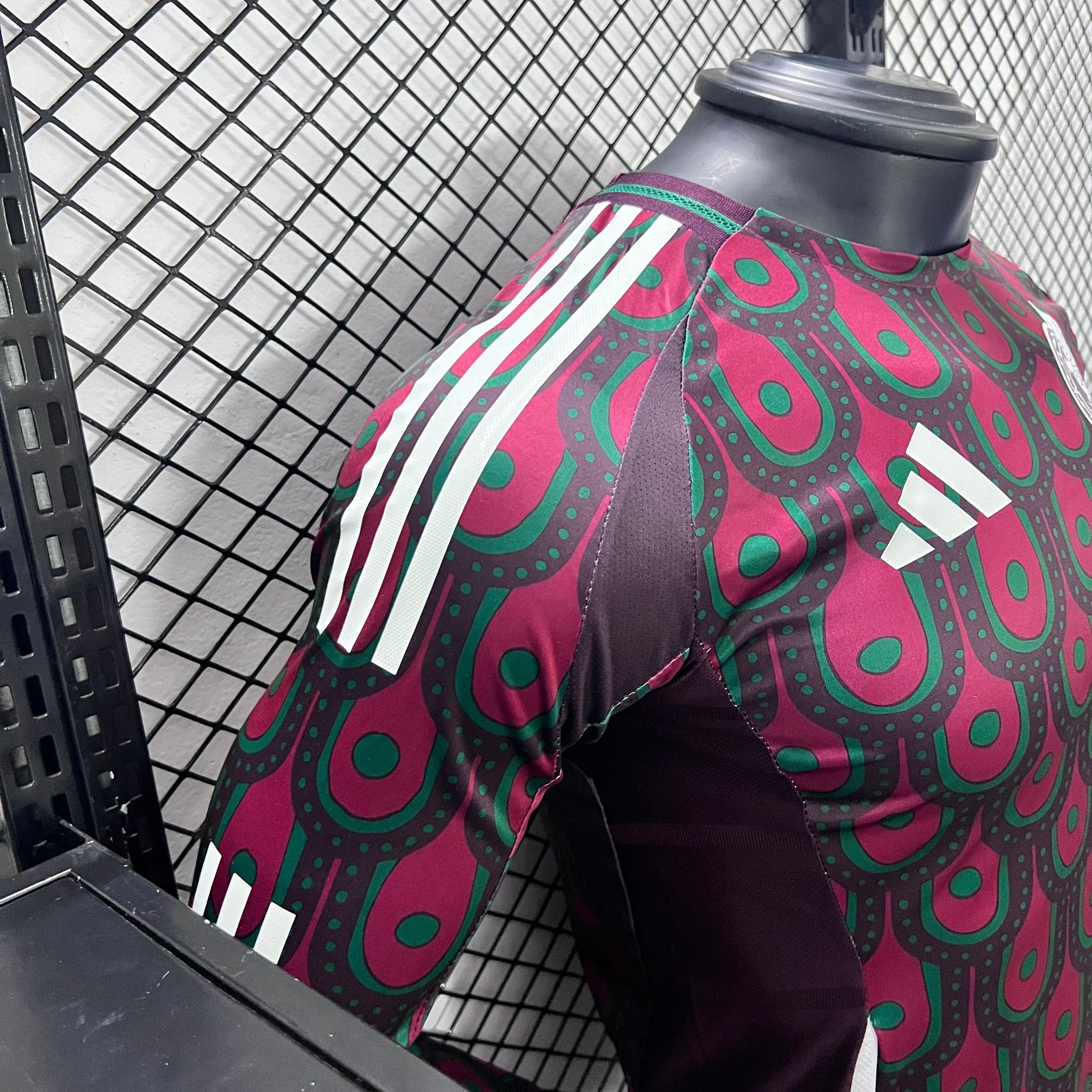 Mexico 2024 Home Long Sleeve Jersey - Player Version - UnitedFutballJersey