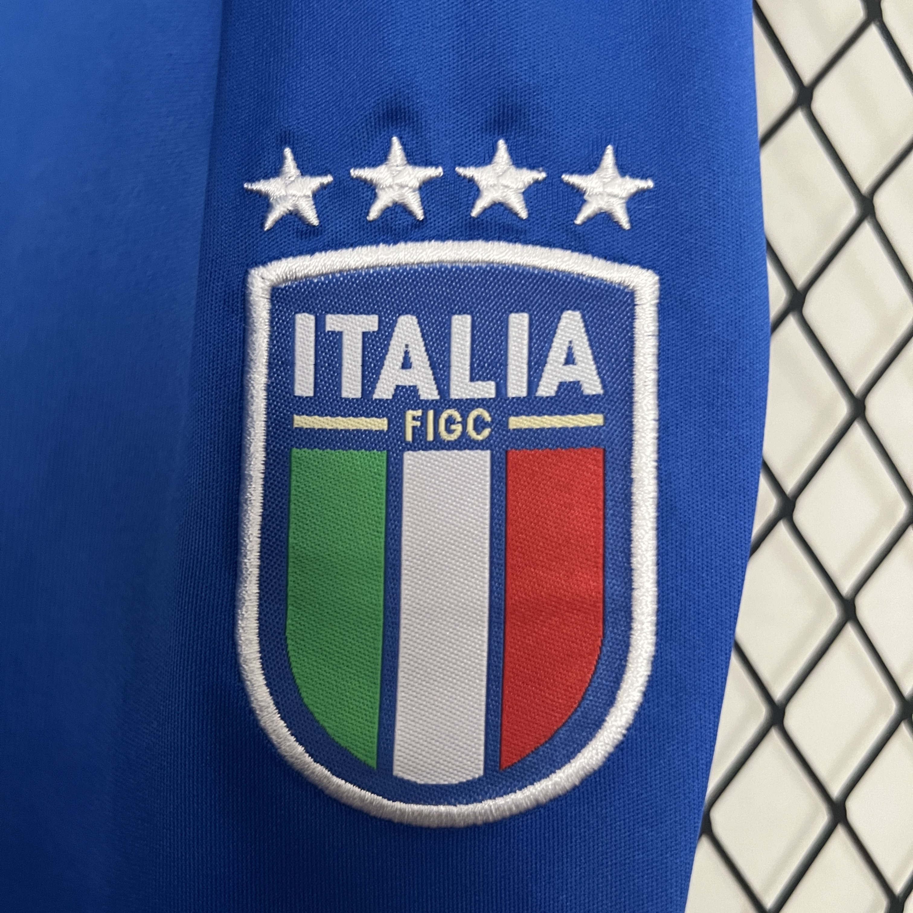 Italy 2024 Away Stadium Kids Kit - UnitedFutballJersey