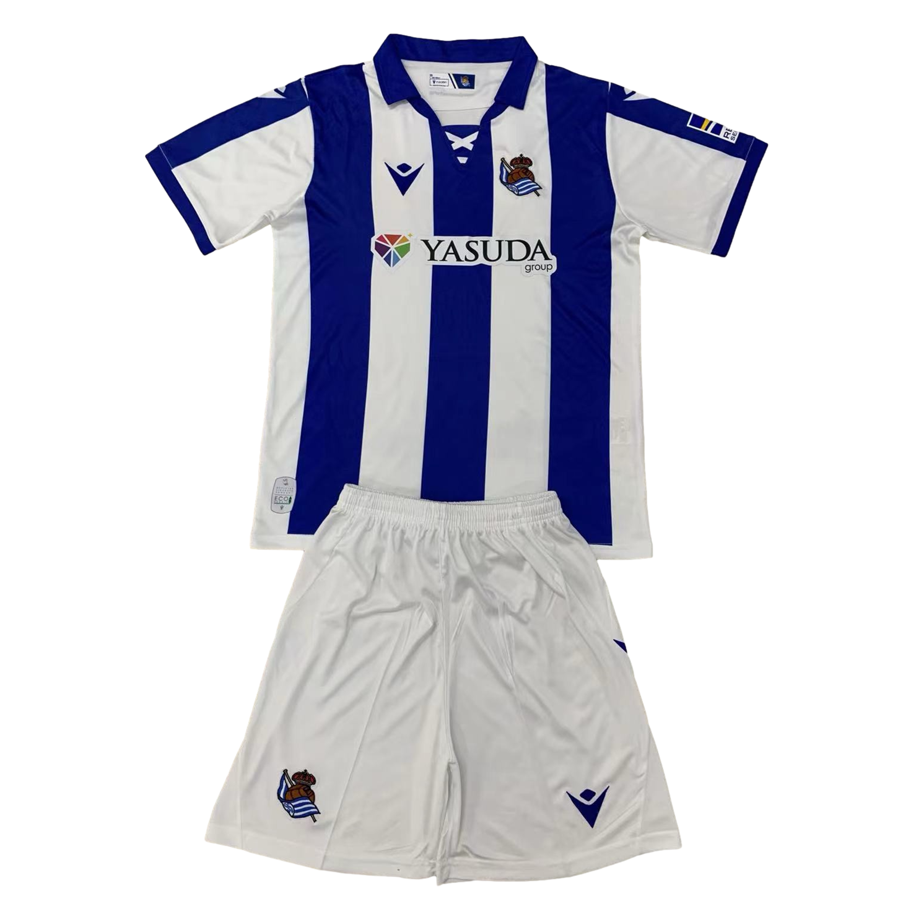 Real Sociedad 24-25 Home Stadium Kids Kit - UnitedFutballJersey