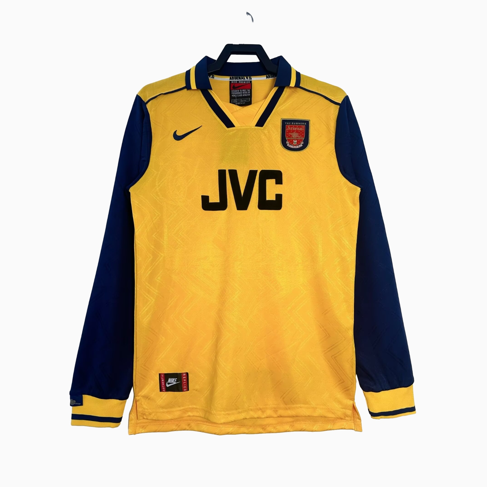 Retro Arsenal 1996-97 Away Long Sleeves Jersey - UnitedFutballJersey
