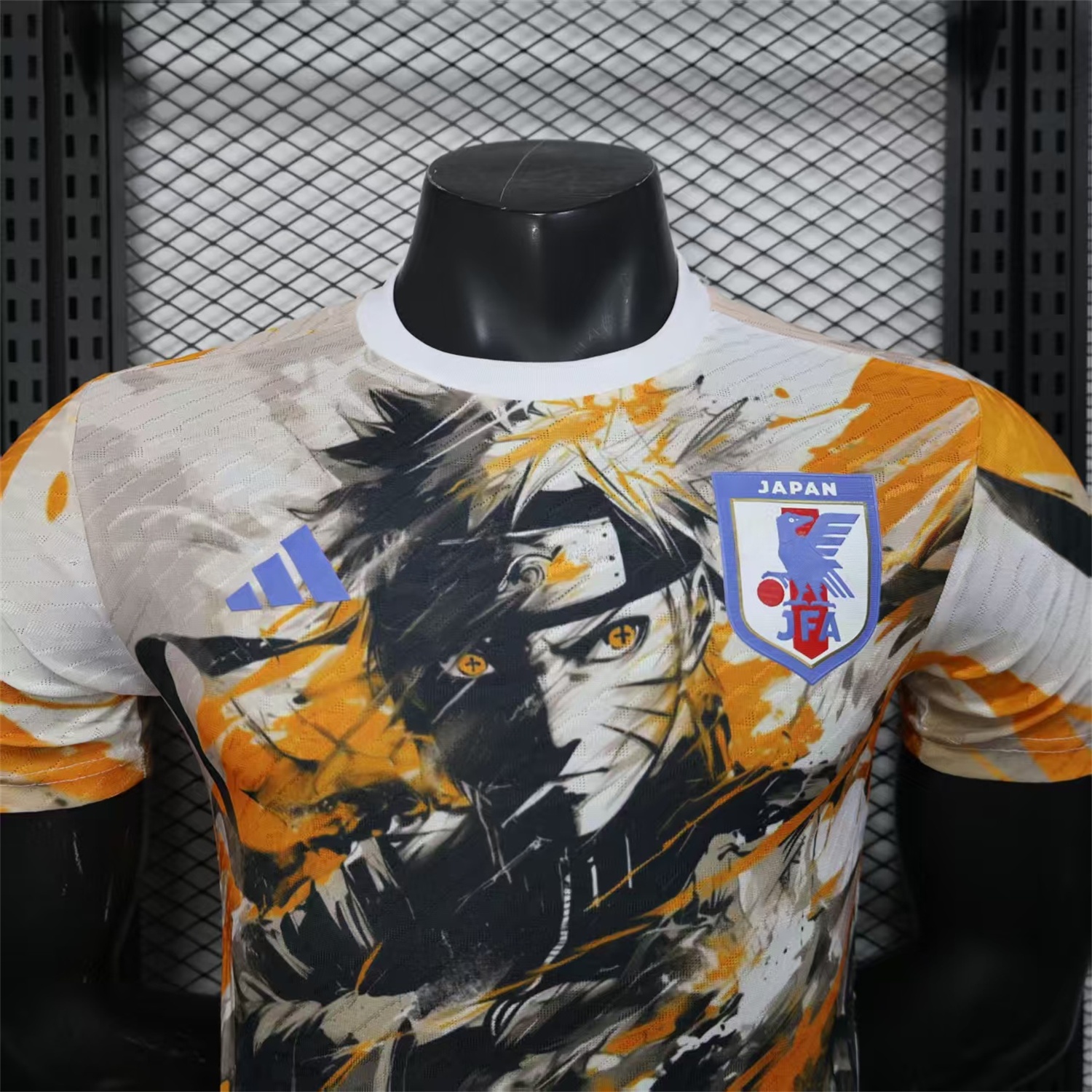 Japan 25-26 Naruto Uzumaki's Nine-Tailed Fox Mode Special Jersey - Player Version - UnitedFutballJersey