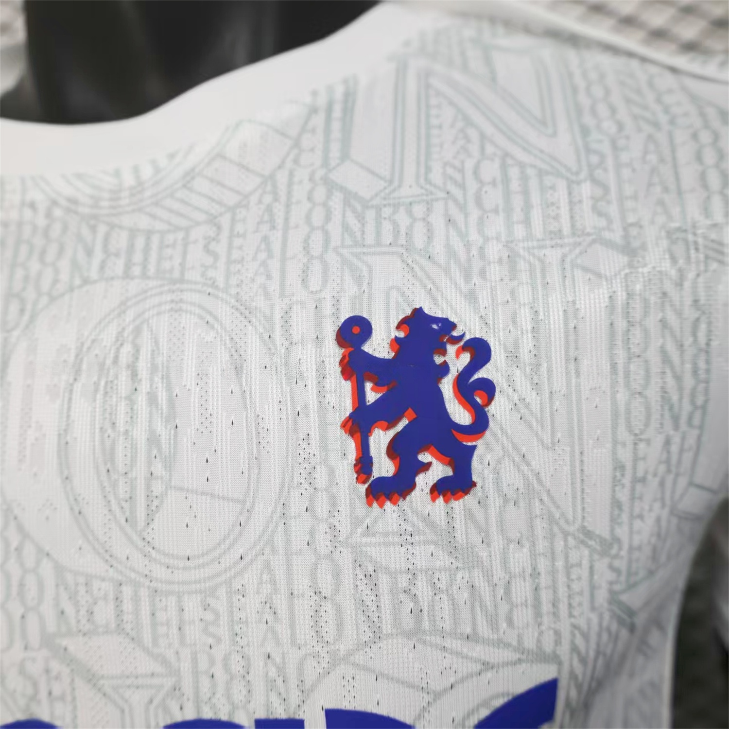 C.H.E.L.S.E.A 25-26 White Pre-Match Training Jersey - Player Version - UnitedFutballJersey