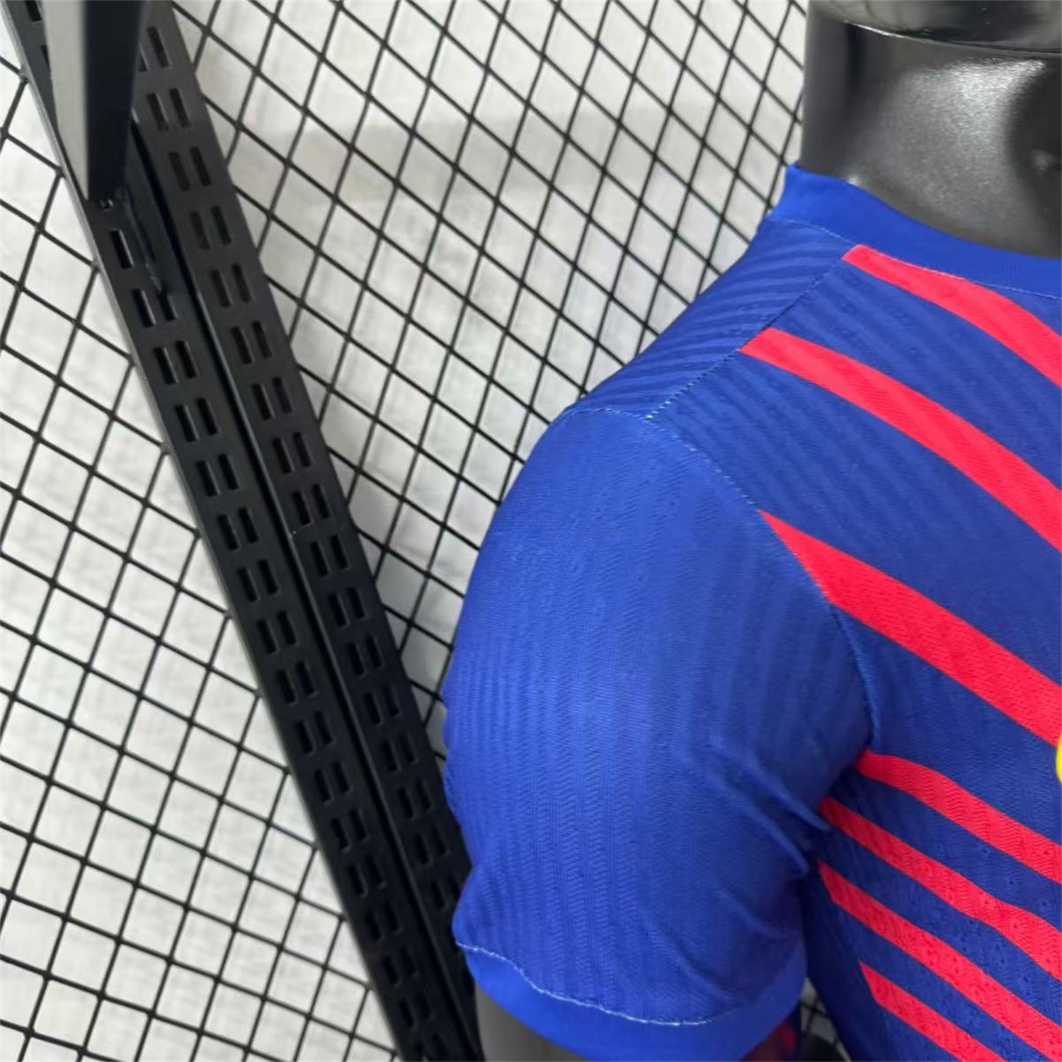 Barcelona 25-26 One Piece Red Silhouette Special Blue Jersey - Player Version - UnitedFutballJersey