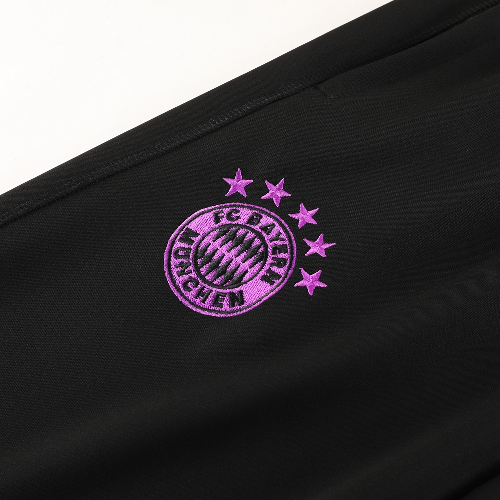 Bayern Munich 23-24 Jacket Training Tracksuit - Black - UnitedFutballJersey